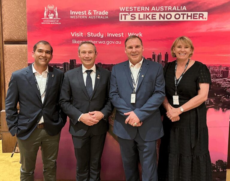 Official engagement with the Premier of Western Australia, Roger Cook, as part of the WA Trade Delegation.